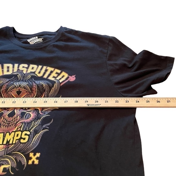 Under Disguise-Undisputed Champ-Ultimate Mixed Combat Pull over Graphic Tee-XL - Picture 4 of 7